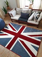 Овальный ковер Британский флаг JEANS COLOR