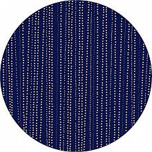 Однотонный ковер Абстракция 40174-38 КРУГ темно-синий