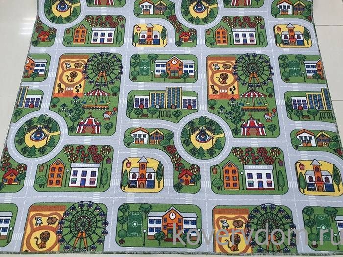 Детский ковер-палас с дорогами ECOPOLIS-A